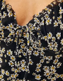 پیراهن کوتاه زنانه سیاه برشکا