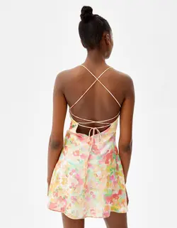 پیراهن کوتاه زنانه چند رنگ برشکا