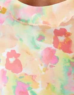 پیراهن کوتاه زنانه چند رنگ برشکا