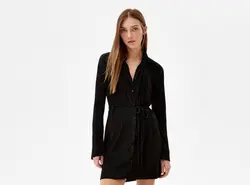 پیراهن کوتاه زنانه سیاه برشکا