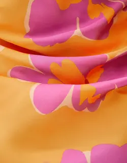 پیراهن کوتاه زنانه نارنجی برشکا