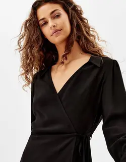 پیراهن کوتاه زنانه سیاه برشکا