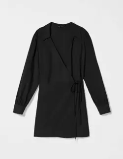 پیراهن کوتاه زنانه سیاه برشکا