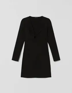 پیراهن کوتاه زنانه سیاه برشکا