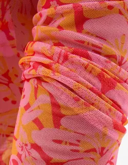 پیراهن کوتاه زنانه صورتی برشکا