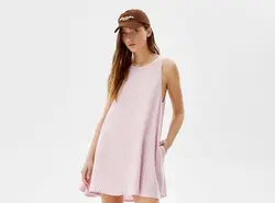 پیراهن کوتاه زنانه بنفش برشکا