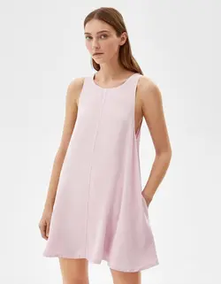 پیراهن کوتاه زنانه بنفش برشکا