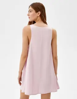 پیراهن کوتاه زنانه بنفش برشکا