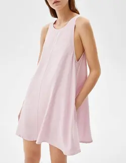 پیراهن کوتاه زنانه بنفش برشکا