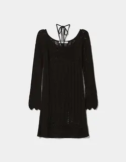 پیراهن کوتاه زنانه سیاه برشکا