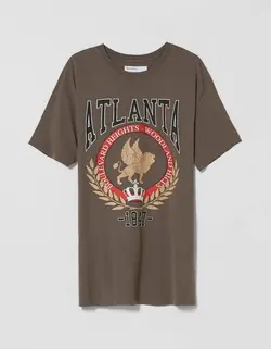 پیراهن کوتاه زنانه قهوه ای برشکا