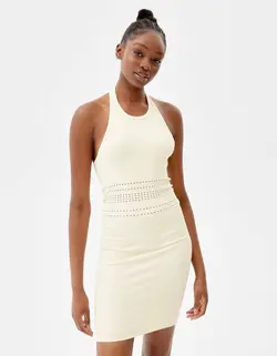 پیراهن کوتاه زنانه شنی برشکا