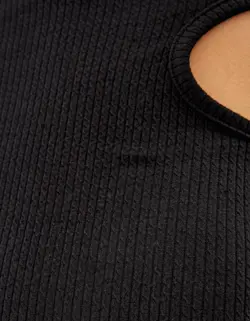 پیراهن کوتاه زنانه سیاه برشکا