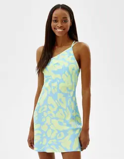 پیراهن کوتاه زنانه چند رنگ برشکا