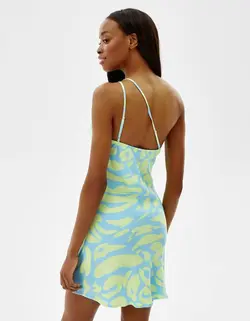 پیراهن کوتاه زنانه چند رنگ برشکا