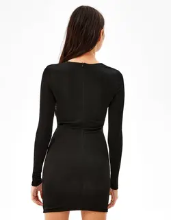 پیراهن مجلسی زنانه سیاه برشکا