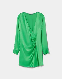 پیراهن مجلسی زنانه سبز برشکا