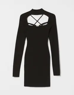 پیراهن مجلسی زنانه سیاه برشکا