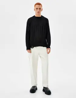 پلیور|ژاکت مردانه سیاه برشکا