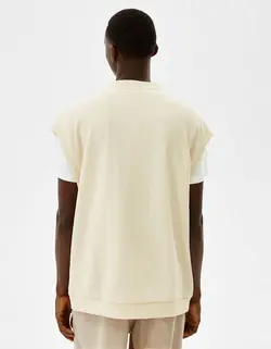 پلیور|ژاکت مردانه کرم برشکا