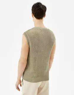 پلیور|ژاکت مردانه شتری برشکا