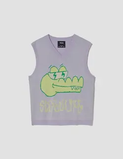 پافر بدون آستین|جلیقه مردانه بنفش برشکا