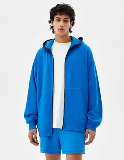 هودی مردانه آبی برشکا