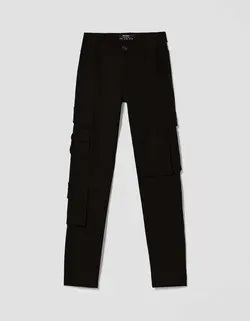 شلوار شش جیب مردانه سیاه برشکا