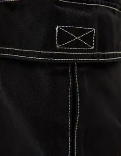 شلوار شش جیب مردانه سیاه برشکا