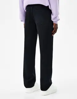 شلوار جین گشاد مردانه سیاه برشکا