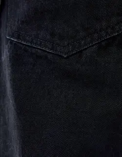 شلوار جین گشاد مردانه سیاه برشکا