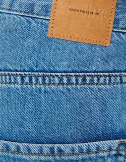 شلوار جین گشاد مردانه آبی برشکا