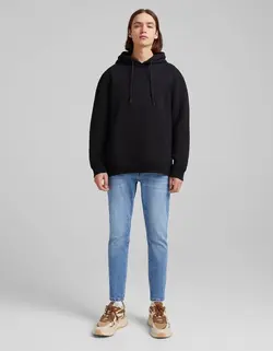 شلوار جین اسکینی فیت مردانه آبی برشکا