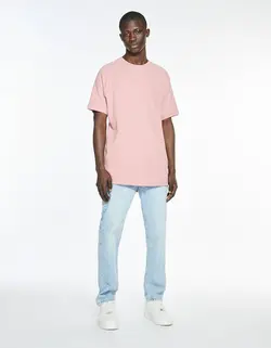 شلوار جین راسته مردانه آبی برشکا