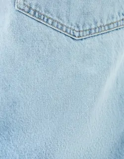 شلوار جین راسته مردانه آبی برشکا