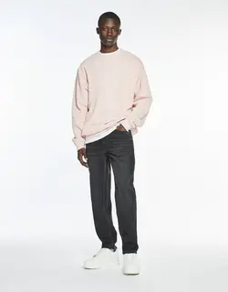 شلوار جین راسته مردانه سیاه برشکا