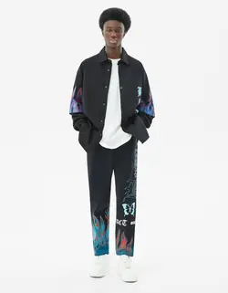 اورشرت مردانه سیاه برشکا