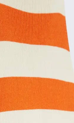 پیراهن بافت زنانه نارنجی استرادیواریوس