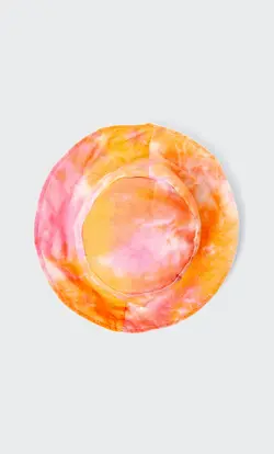 کلاه زنانه زرد استرادیواریوس