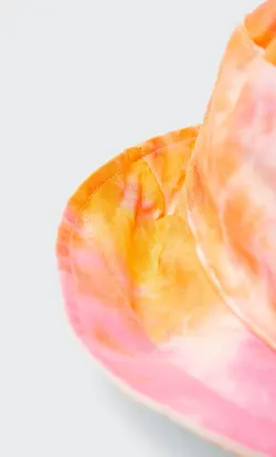 کلاه زنانه زرد استرادیواریوس