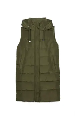 کاپشن پافر زنانه خاکی استرادیواریوس