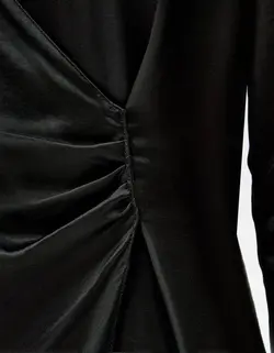 پیراهن مجلسی زنانه سیاه برشکا