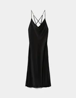 پیراهن مجلسی زنانه سیاه برشکا