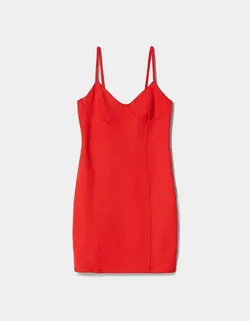 پیراهن مجلسی زنانه قرمز برشکا