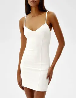 پیراهن مجلسی زنانه سفیدتیره برشکا