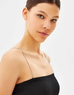 پیراهن مجلسی زنانه سیاه برشکا