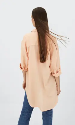 شومیز زنانه نارنجی استرادیواریوس