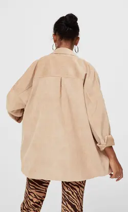 شومیز زنانه بژ استرادیواریوس