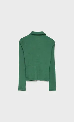 شومیز زنانه سبز تیره استرادیواریوس