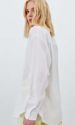 شومیز زنانه سفید استرادیواریوس